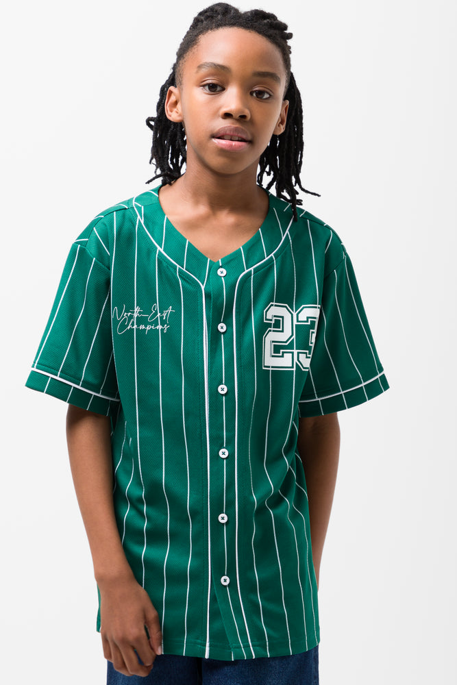 Baseball Short Sleeve T-Shirt Green