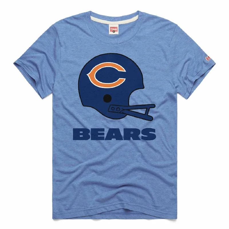 Chicago Bears Homage Big Helmet Short Sleeve T Shirt