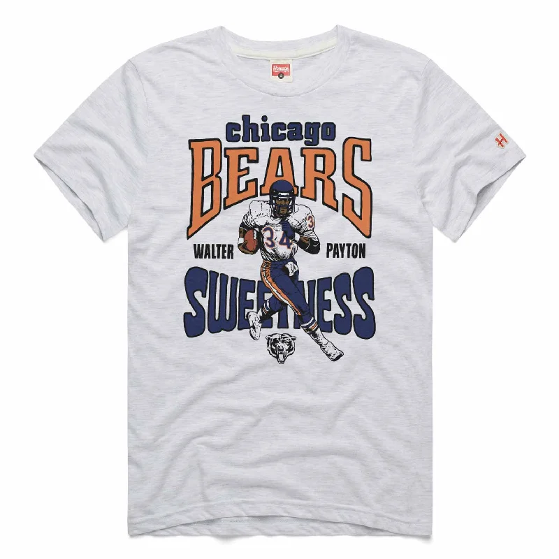 Chicago Bears Walter Payton Homage Sweetness Grey Short Sleeve T Shirt