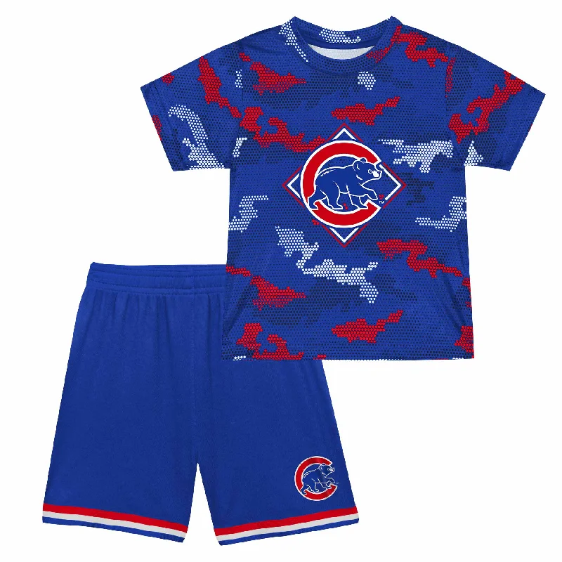 Chicago Cubs Toddler Field Ball Short Set