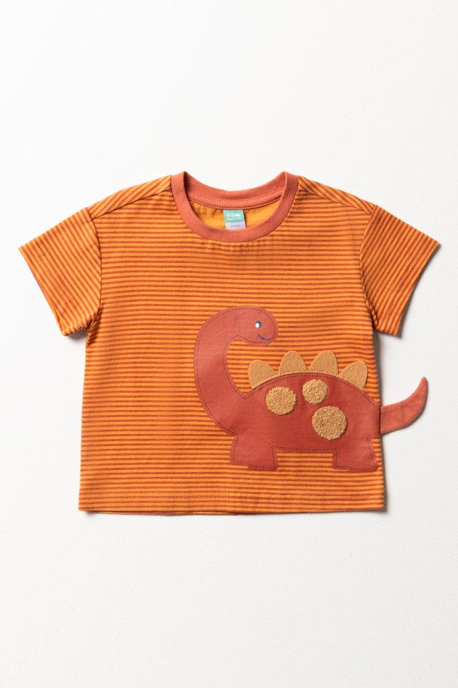 Dinosaur Short Sleeve T-Shirt Burnt Orange