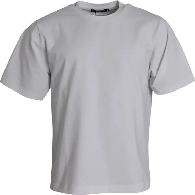 Dolce & Gabbana  Cotton Round Neck Short Sleeve Men's T-shirt