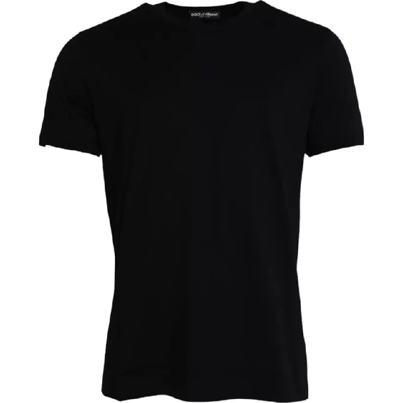 Dolce & Gabbana  Cotton Round Neck Short Sleeves Men's T-shirt