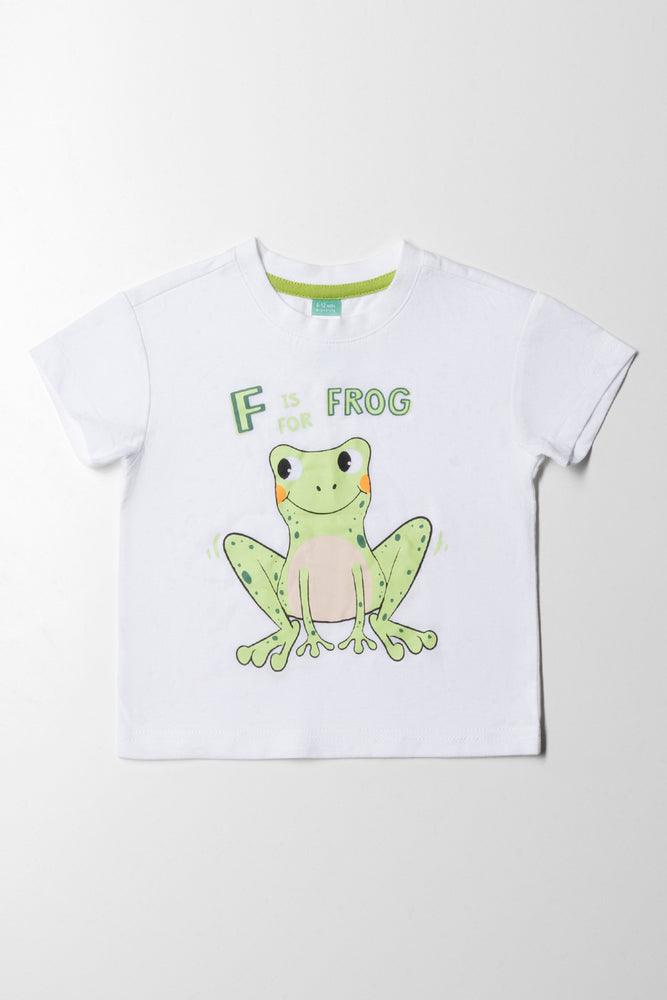 Frog Short Sleeve T-Shirt White