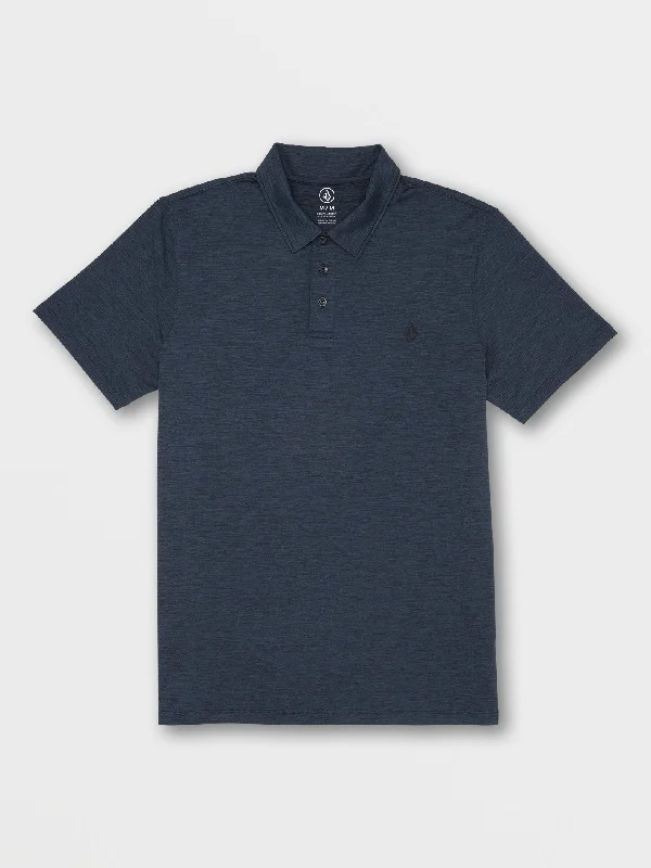 Hazard Pro Polo Short Sleeve Shirt - Navy Heather