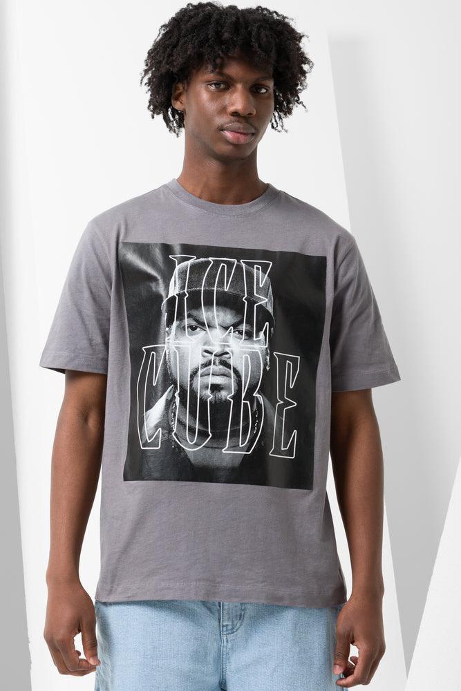 Ice Cube Short Sleeve-Shirt Dark Grey