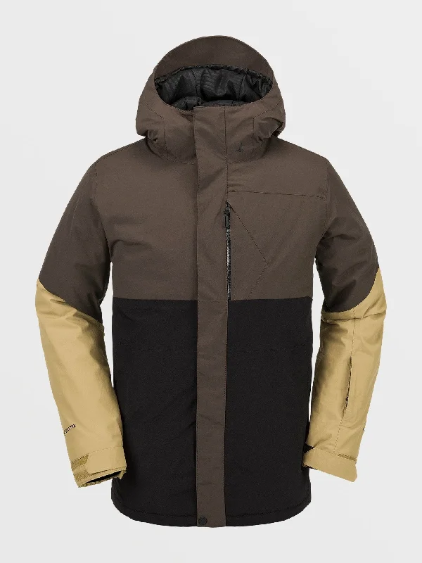 Mens L Gore-Tex Jacket - Brown