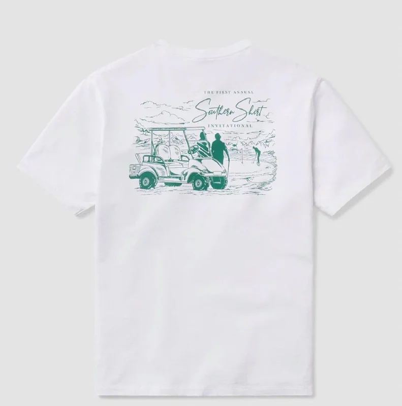 Men's Stay The Course Short Sleeve Tee In Bright White