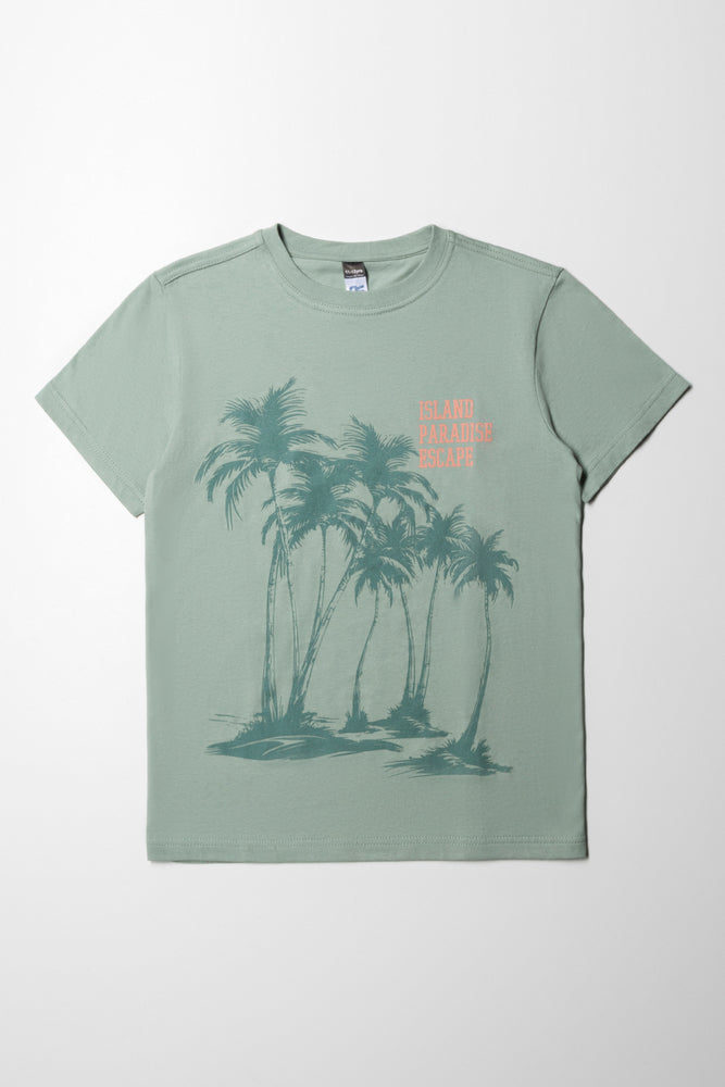 Paradise Short Sleeve T-Shirt Green