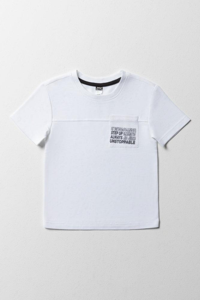 Pocket Short Sleeve T-Shirt White