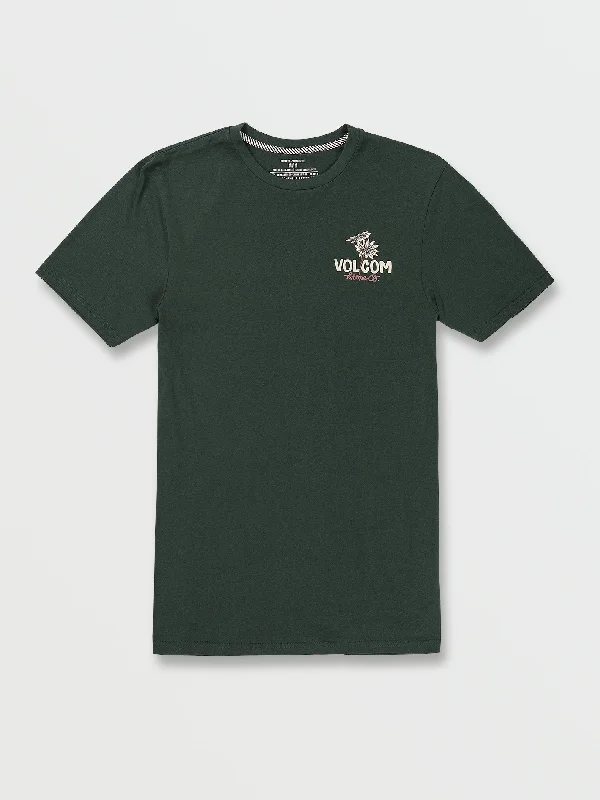 Psychedaisy Short Sleeve Tee - Cedar Green