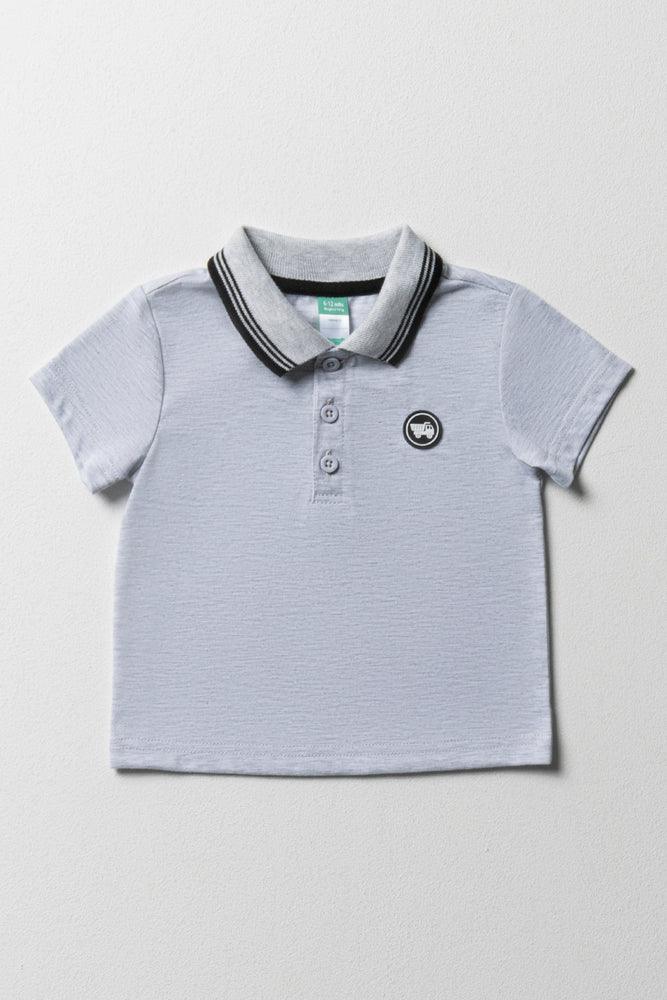 Short Sleeve Golfer Grey