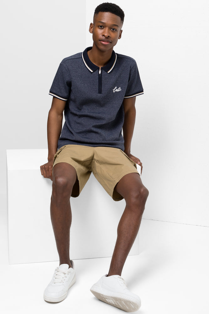 Short Sleeve Golfer Navy