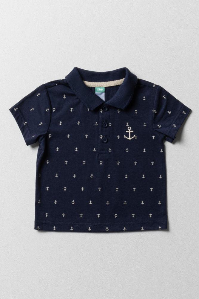 Short Sleeve Golfer Navy