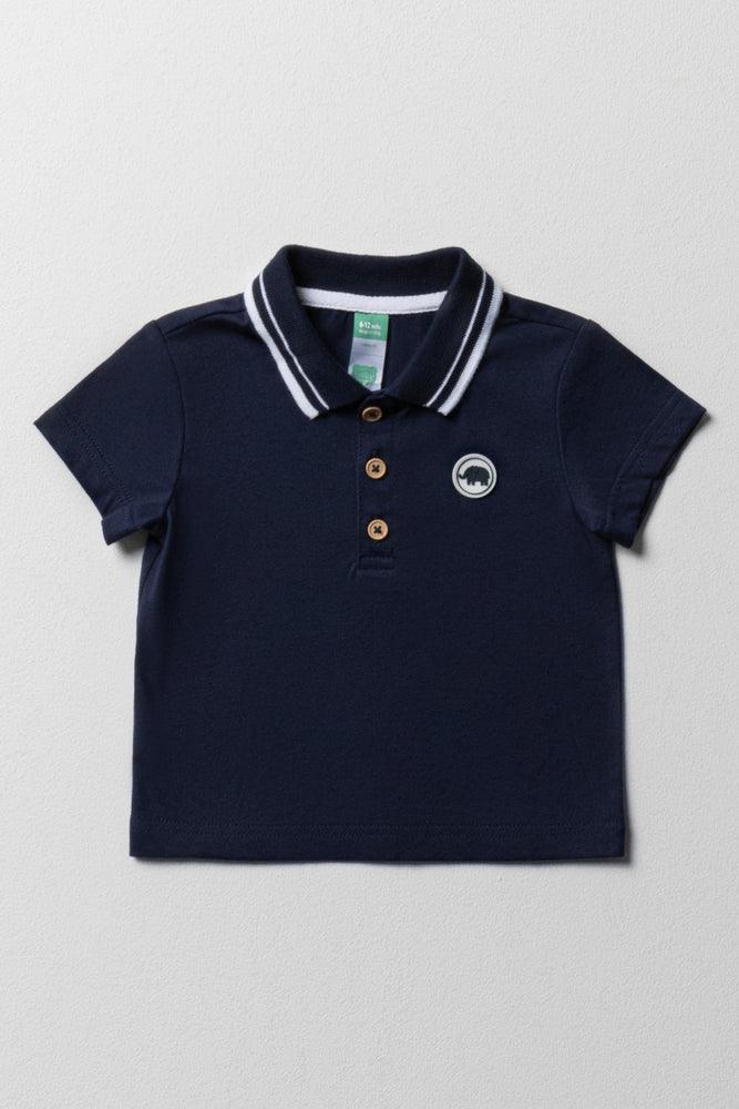 Short Sleeve Golfer Navy