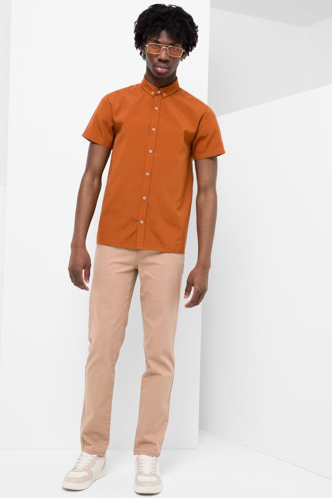 Short Sleeve Shirt Brown