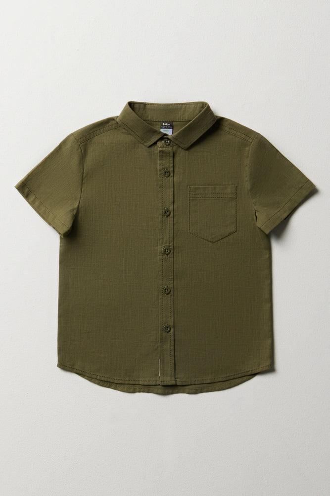 Short Sleeve Shirt Green