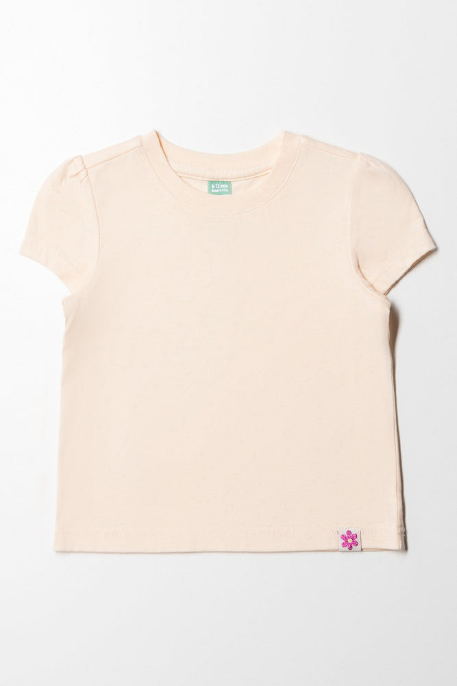 Short Sleeve T-Shirt Peach