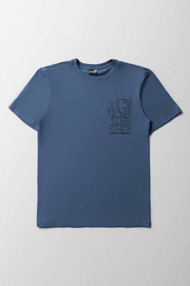 Sonic Short Sleeve T-Shirt Blue