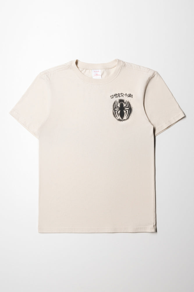 Spider-Man Short Sleeve T-Shirt Cream