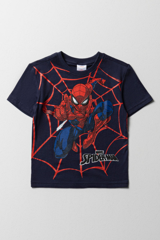 Spider-Man Short Sleeve T-Shirt Navy