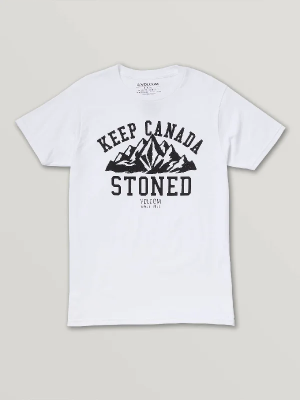 Mens Stoned Short Sleeve Tee - White