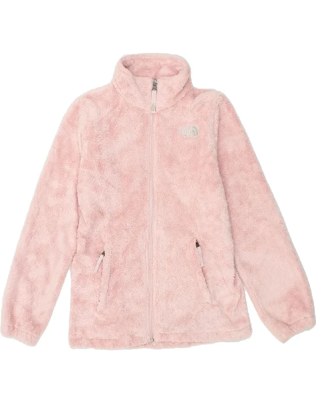 THE NORTH FACE Girls Fleece Jacket 10-11 Years Medium Pink Polyester