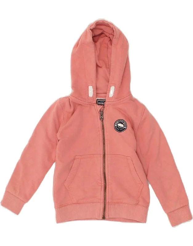 SOULCAL&CO Girls Zip Hoodie Sweater 3-4 Years Pink Cotton