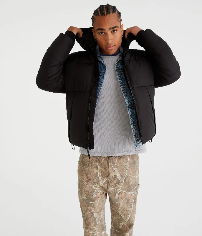 Aeropostale Hooded Heavyweight Puffer Jacket