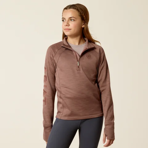 Kids' TEK Team 1/2 Zip Sweatshirt - Twilight Mauve