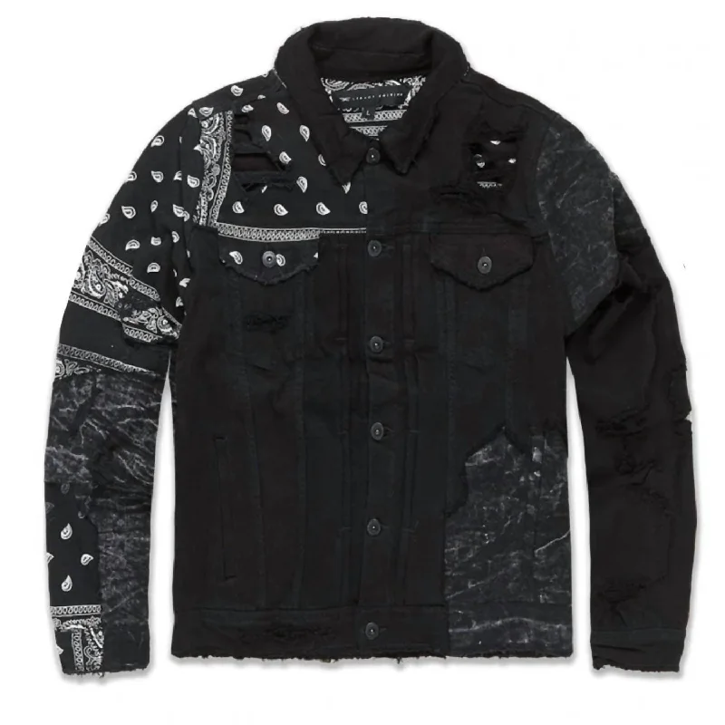 Boy's Represent Denim Trucker Jacket In Noir