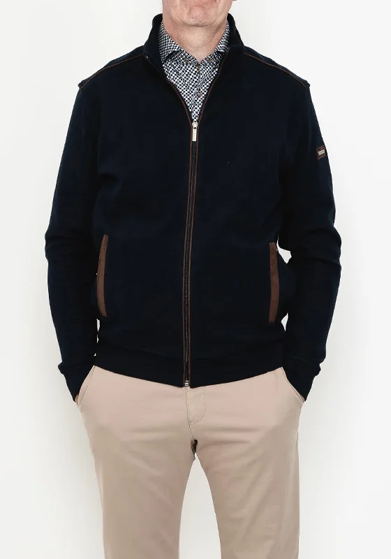 Bugatti Full Zip Jacket, Navy