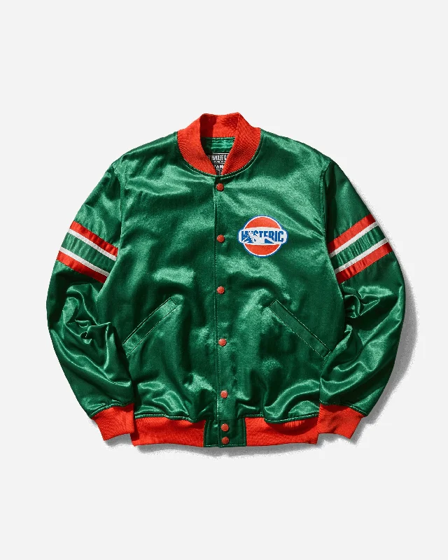 Men's Hysteric Dust Stadium Jacket Green