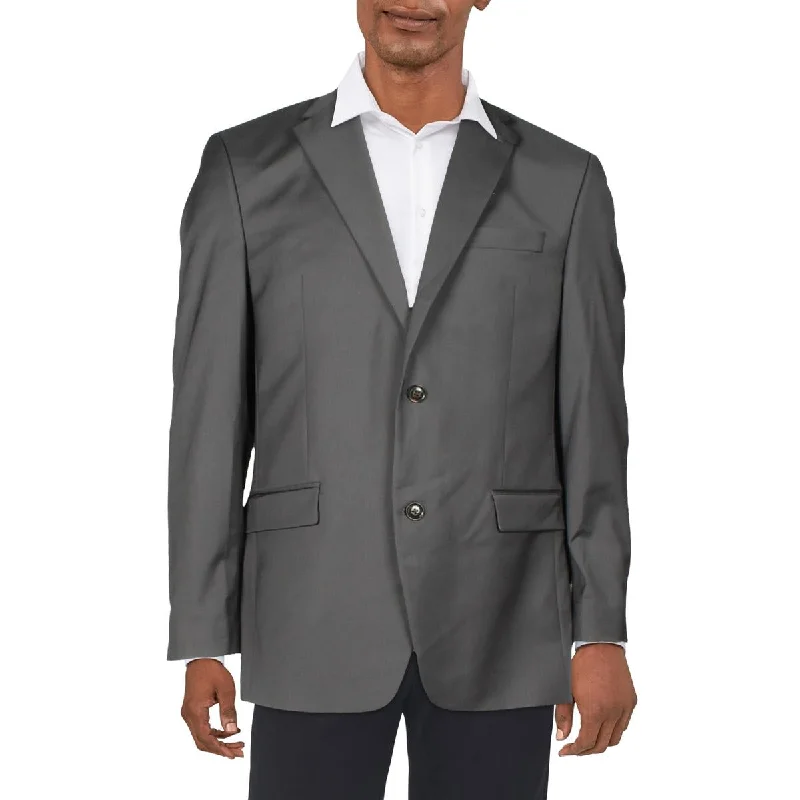 Mens Classic Fit Printed Suit Jacket