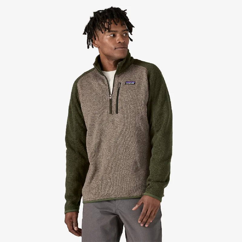 Men's Better Sweater Quarter-Zip Fleece - Seabird Grey