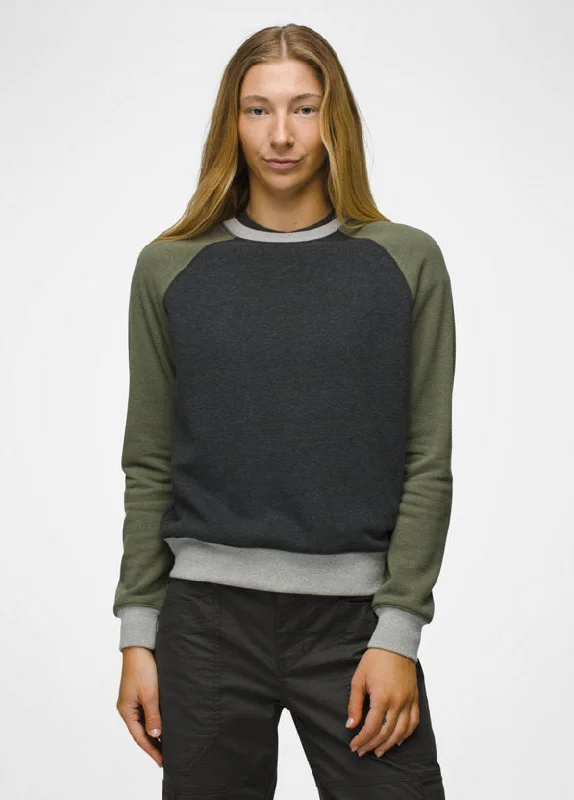 Women's Cozy Up Sweatshirt - Rye Green Block