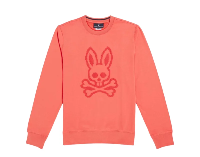 Psycho Bunny Siddick Logo Dust Pink Sweatshirt B6S226Q1FT-DPK