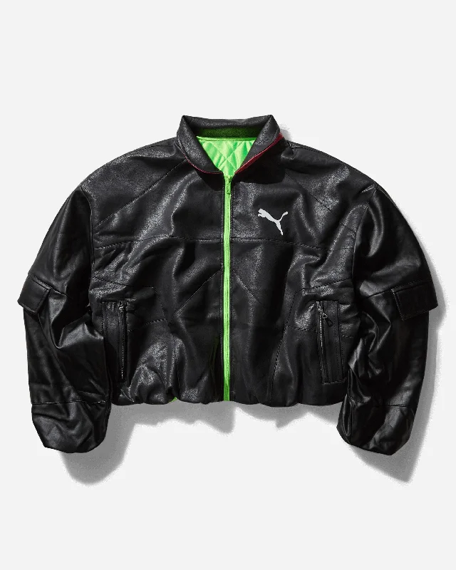 Men's A$AP Rocky Pleather Jacket Black