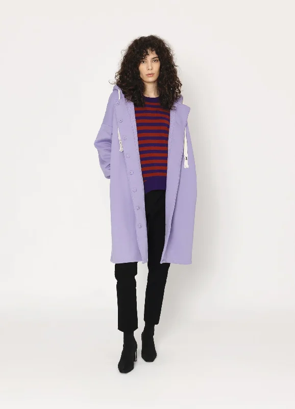 Taylor Sweatshirt Coat - Lavender