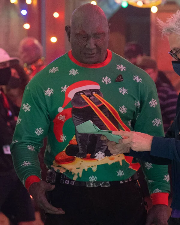 The Guardians of the Galaxy Holiday Special Drax Christmas Sweater