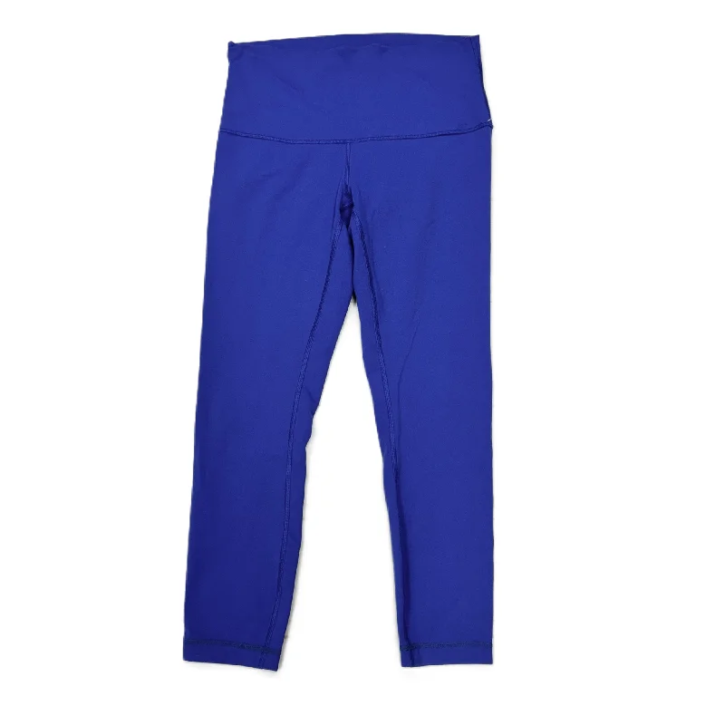 Blue Athletic Leggings By Lululemon, Size: M