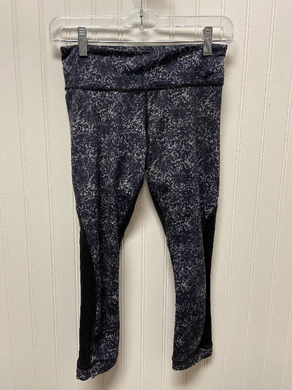 Blue Athletic Leggings Capris Lululemon, Size S