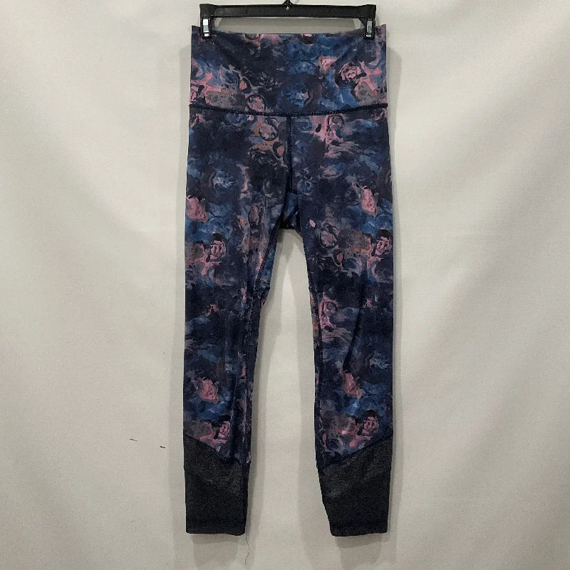 Blue & Pink Athletic Leggings Lululemon, Size 6