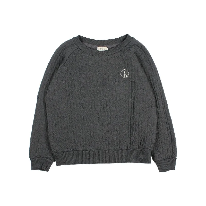 Buho Antracite Padded Sweatshirt