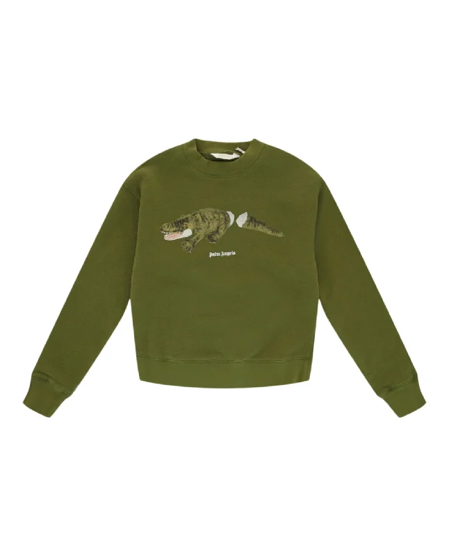 Crocodile Graphic Sweatshirt