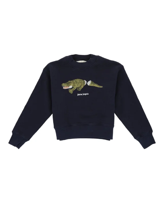 Crocodile Graphic Sweatshirt