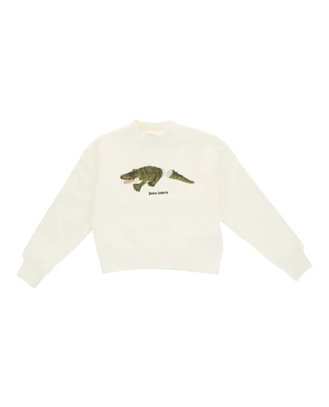 Crocodile Graphic Sweatshirt