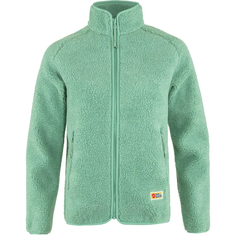 Fjallraven 84789-676 Vardag Pile Fleece W/Vardag Pile Fleece W Sweatshirt Damen Aloe Green Größe M