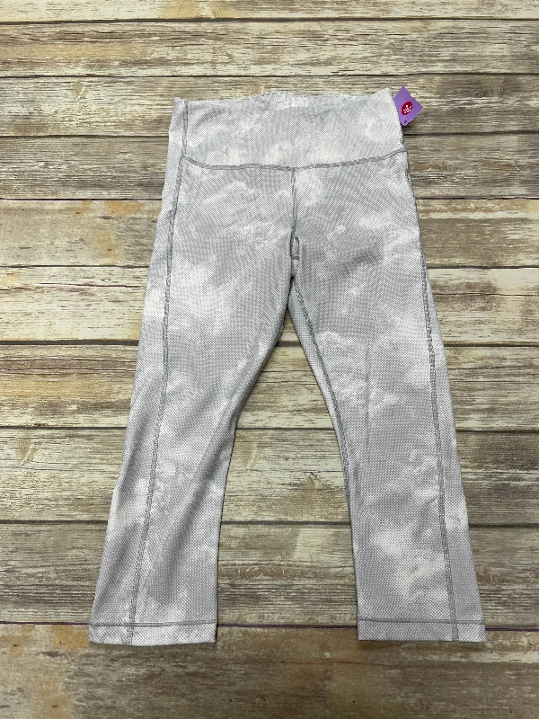 Grey Athletic Leggings Athleta, Size M