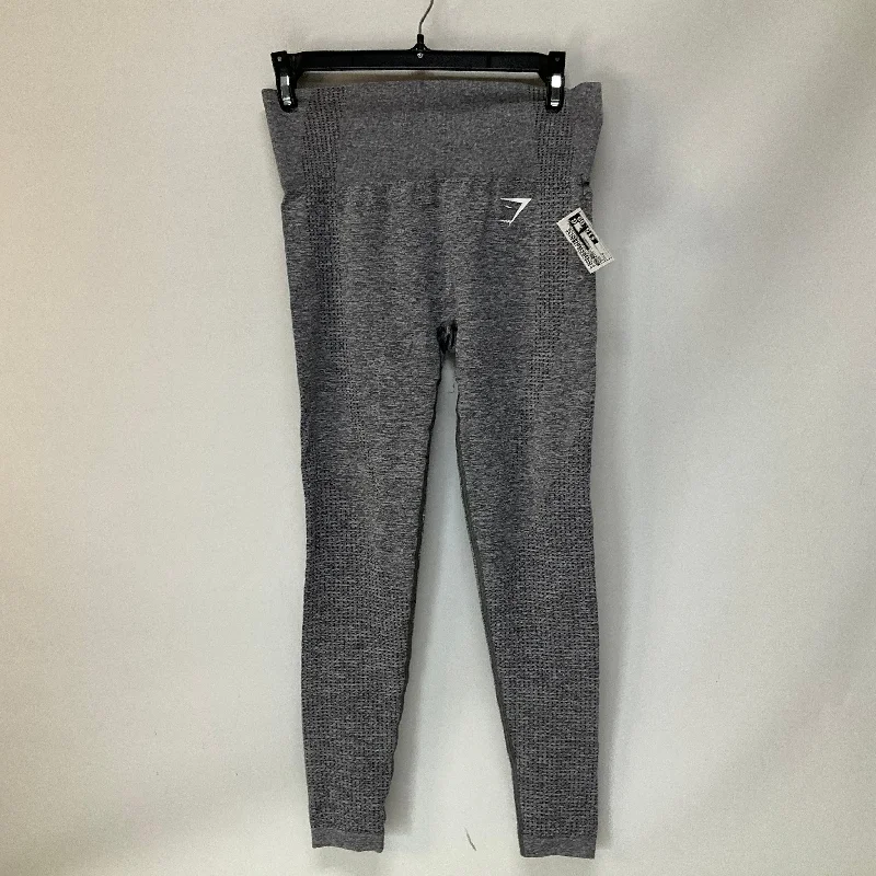 Grey Athletic Leggings Gym Shark, Size S